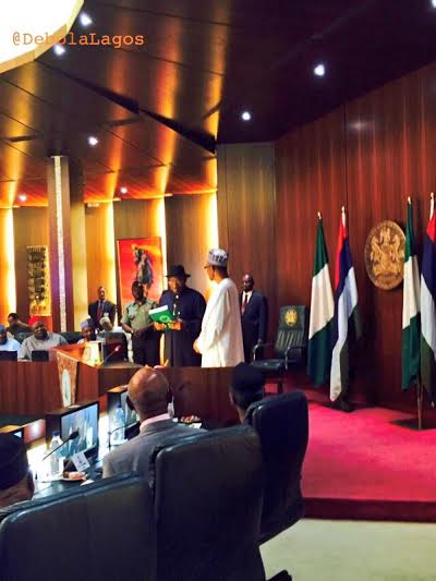 Photos And Full Text Of President Goodluck Ebele Jonathan's Remarks At The Presentation Of Handing-Over Notes To President-Elect Muhammadu Buhari