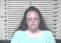 county clerk Kim Davis who refused to grant marriage licenses to Gay couples has been jailed