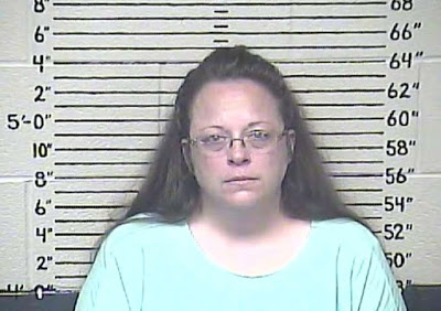 county clerk Kim Davis who refused to grant marriage licenses to Gay couples has been jailed