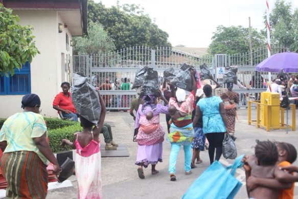 Day Star Love At Easter. Pastor Sam Adeyemi. The Daystar Christian Centre Feeds Needy, Widows, Orphans And Families At Easter Programme.
