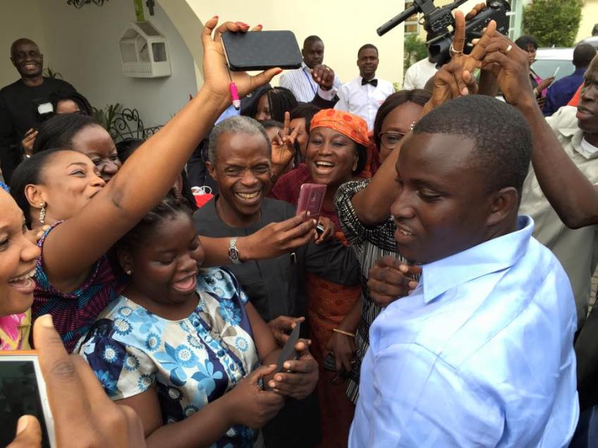 Prof Osinbajo Rejoicing As APC Wins Big
