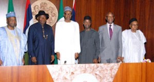Photos And Full Text Of President Goodluck Ebele Jonathan's Remarks At The Presentation Of Handing-Over Notes To President-Elect Muhammadu Buhari