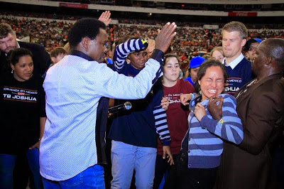 God used T B Joshua to heal a crippled man at Mexican Crusade