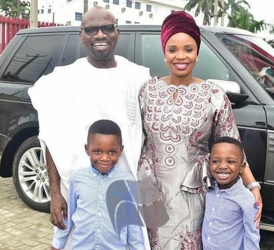 Pastor Taiwo & Nomthi Odukoya With Their Young Boys.