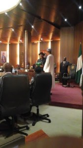 Photos And Full Text Of President Goodluck Ebele Jonathan's Remarks At The Presentation Of Handing-Over Notes To President-Elect Muhammadu Buhari