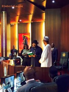 Photos And Full Text Of President Goodluck Ebele Jonathan's Remarks At The Presentation Of Handing-Over Notes To President-Elect Muhammadu Buhari