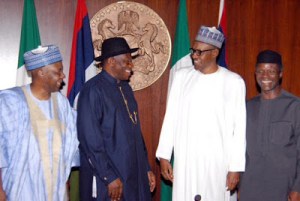 Photos And Full Text Of President Goodluck Ebele Jonathan's Remarks At The Presentation Of Handing-Over Notes To President-Elect Muhammadu Buhari