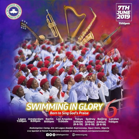 RCCG June 2019 Holy Ghost Service.