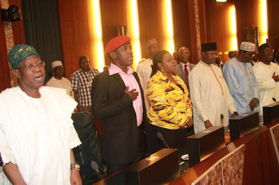 Photos And Full Text Of President Goodluck Ebele Jonathan's Remarks At The Presentation Of Handing-Over Notes To President-Elect Muhammadu Buhari
