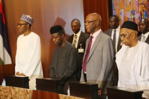 Photos And Full Text Of President Goodluck Ebele Jonathan's Remarks At The Presentation Of Handing-Over Notes To President-Elect Muhammadu Buhari