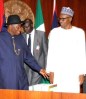 Photos And Full Text Of President Goodluck Ebele Jonathan's Remarks At The Presentation Of Handing-Over Notes To President-Elect Muhammadu Buhari