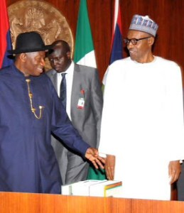 Photos And Full Text Of President Goodluck Ebele Jonathan's Remarks At The Presentation Of Handing-Over Notes To President-Elect Muhammadu Buhari