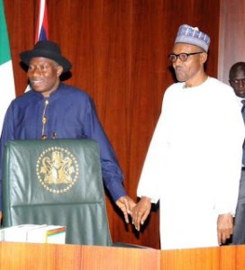 Photos And Full Text Of President Goodluck Ebele Jonathan's Remarks At The Presentation Of Handing-Over Notes To President-Elect Muhammadu Buhari