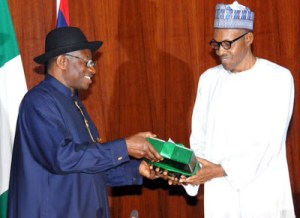Photos And Full Text Of President Goodluck Ebele Jonathan's Remarks At The Presentation Of Handing-Over Notes To President-Elect Muhammadu Buhari
