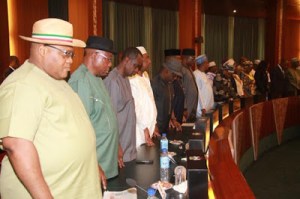 Photos And Full Text Of President Goodluck Ebele Jonathan's Remarks At The Presentation Of Handing-Over Notes To President-Elect Muhammadu Buhari