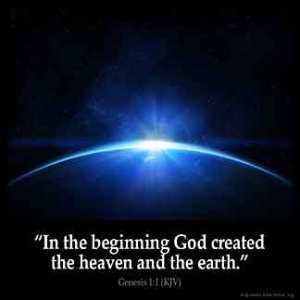 Genesis_1-1: In the beginning God created the heaven and the earth