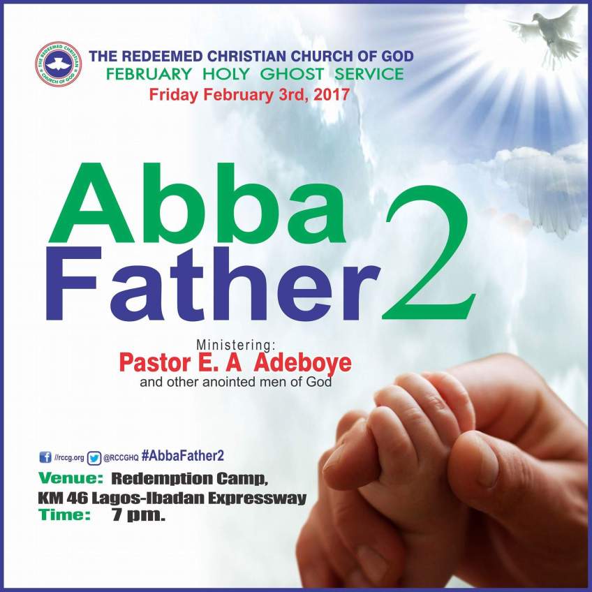 RCCG February 2017 Holy Ghost Service