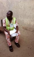 INEC official reportedly caught with the thumb-printed ballot papers today 