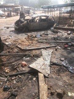 Graphic Photos From Scene Of Boko Hara Bomb Blast