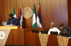 Photos And Full Text Of President Goodluck Ebele Jonathan's Remarks At The Presentation Of Handing-Over Notes To President-Elect Muhammadu Buhari