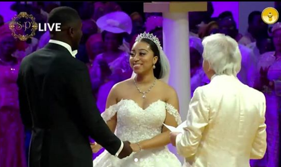 Pastor Chris Oyakhilome Daughter's Wedding Gown