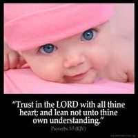 Proverbs_3-5-1: Trust in the LORD with all thine heart; and lean not unto thine own understanding