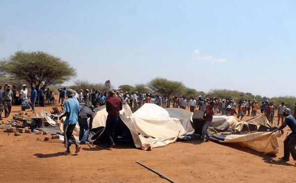 Notorious Pastor Penuel Mnguni Of South Africa, Beaten, Tied Up And His Church Burnt Down