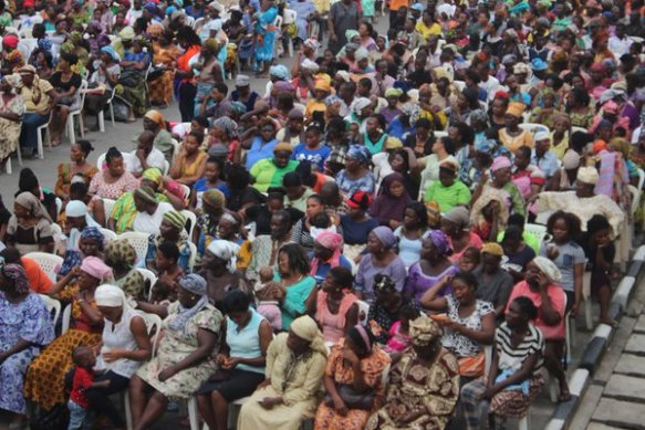 Day Star Love At Easter. Pastor Sam Adeyemi. The Daystar Christian Centre Feeds Needy, Widows, Orphans And Families At Easter Programme.