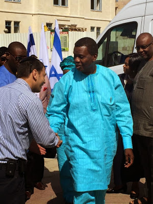 Pastor E A Adeboye Donates An Ambulance To Zaka, Israel’s Disaster Recovery Organization