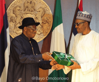 Photos And Full Text Of President Goodluck Ebele Jonathan's Remarks At The Presentation Of Handing-Over Notes To President-Elect Muhammadu Buhari