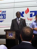 Pastor E A Adeboye Donates An Ambulance To Zaka, Israel’s Disaster Recovery Organization 