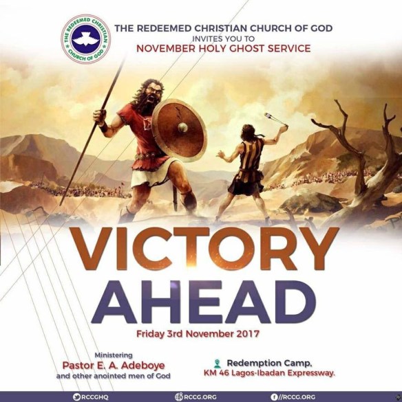 November Holy Ghost Service. Victory Ahead. November 2017 RCCG Holy Ghost Service. https://www.bummyla.com