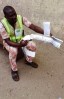 INEC official reportedly caught with the thumb-printed ballot papers today 