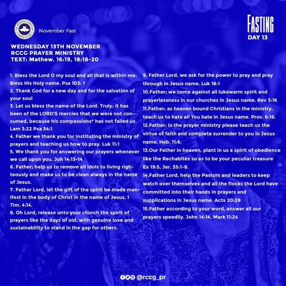 RCCG-30-DAYS-FASTING-AND-PRAYER-NOVEMBER-2019-day-13