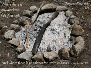Strife's Campfire verse graphic