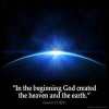 Genesis_1-1: In the beginning God created the heaven and the earth