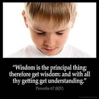 Proverbs_4-7: Wisdom is the principal thing; therefore get wisdom: and with all thy getting get understanding