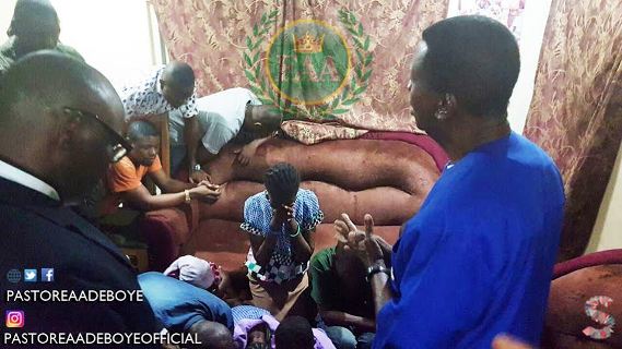 Picture From Pastor Adeboye's Condolence Visit To The Family Of Murdered RCCG Abuja Preacher. Mrs Mojisola Elisha Olawale 