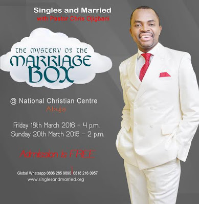 Pastor Chris Ojigbani Teaches The Mystery Of The Marriage Box. Abuja Marriage Seminar.