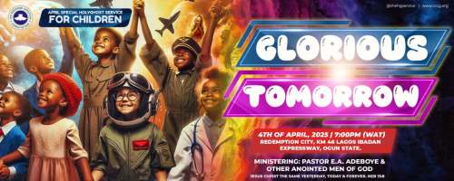 RCCG April 2025 Holy Ghost Service