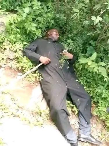 Lifeless body of Rev. Fr. Alois Cheruiyot Bett, 