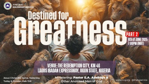 June 2025 RCCCG Holy Ghost Service 