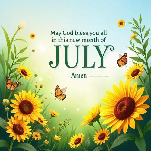 Welcome To the Month Of July