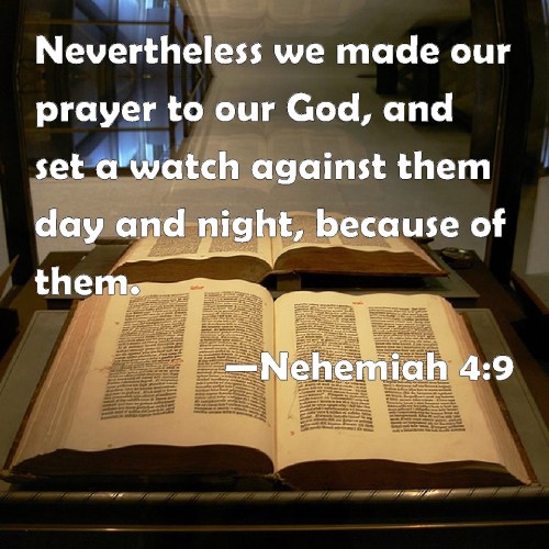 Nehemiah 4:9